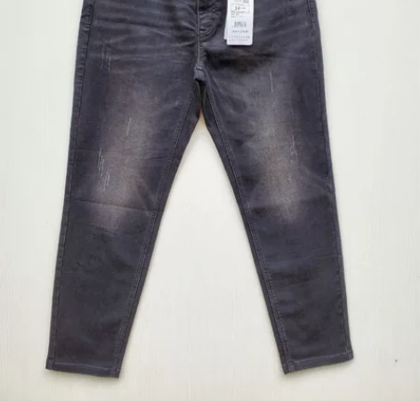 上新Yishion以纯男装牛仔弹力修身九分...