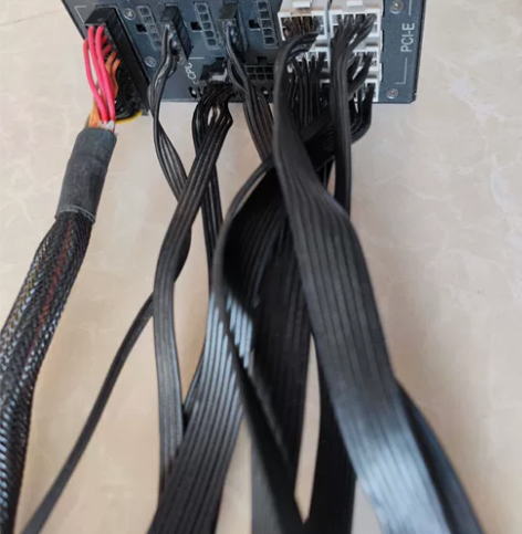 出一长城巨龙1250W全模组电脑拆机电源，...