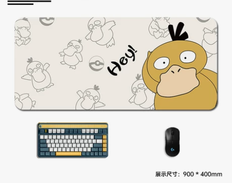 鼠标垫 鼠标垫桌垫可达鸭超大动漫卡通可爱男...
