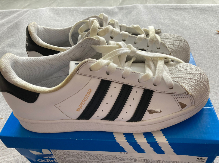 adidas阿迪三叶草38.5码女鞋