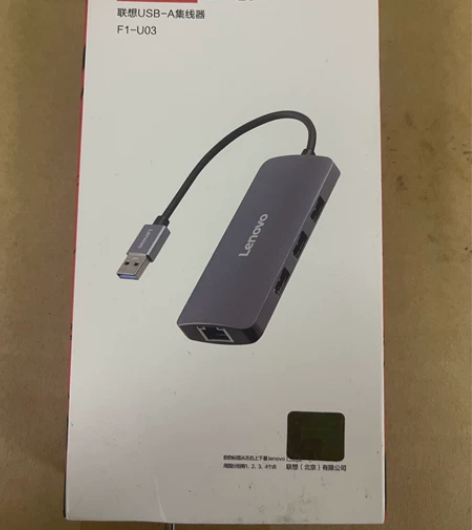 联想 USB3.0扩展坞转千兆网口转RJ4...
