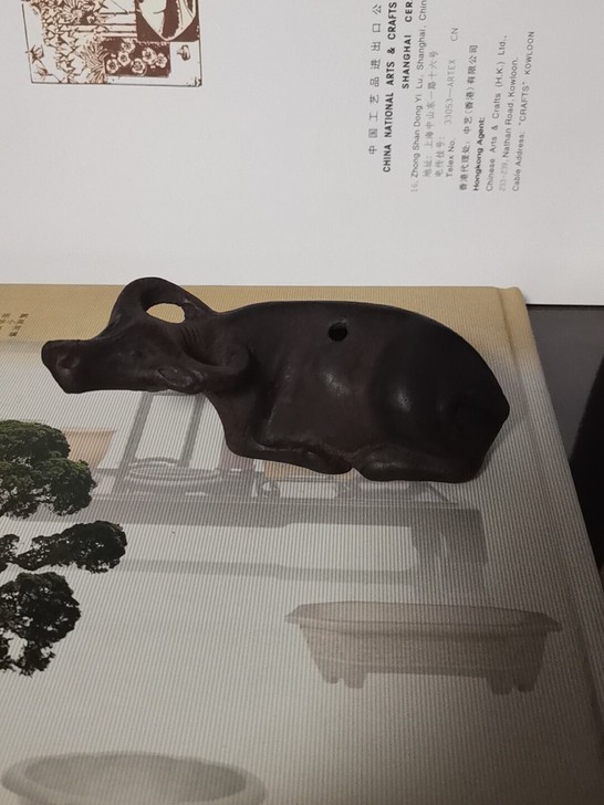 清中期紫砂文房水注