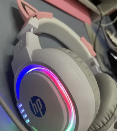 头戴式耳机电竞游戏台式电脑笔记本用直播猫耳...