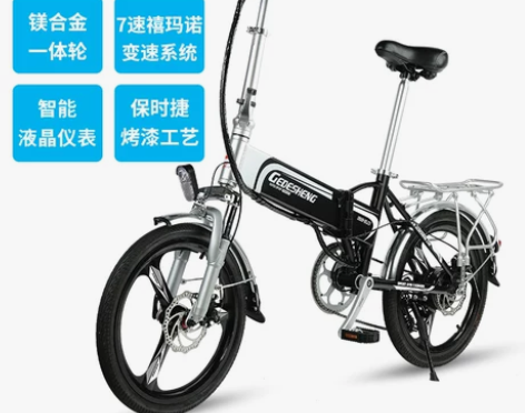 正步折叠电动自行车成人锂电池男女式助力车电...