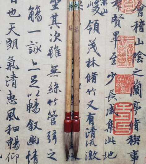 老毛笔，上世纪八十年代的老库存，莱州毛笔，...