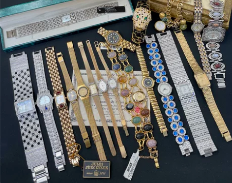 海外古董vintage首饰ins欧美复古水...