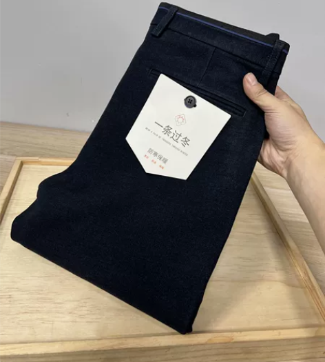 一条过冬休闲裤！男士冬季磨毛休闲裤 货号S...