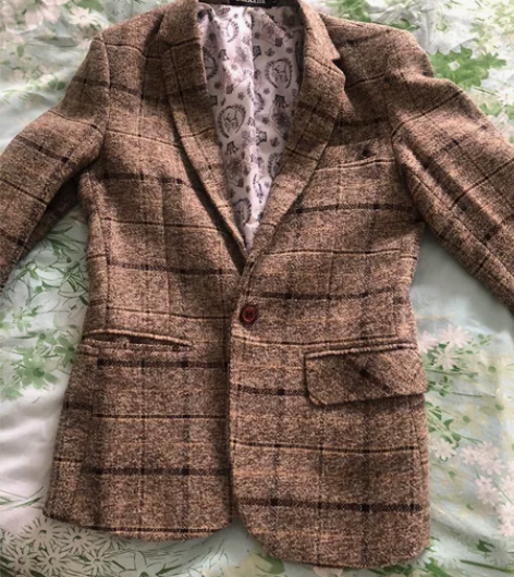 春秋男士西服 L码 给老公买的他不喜欢所以...