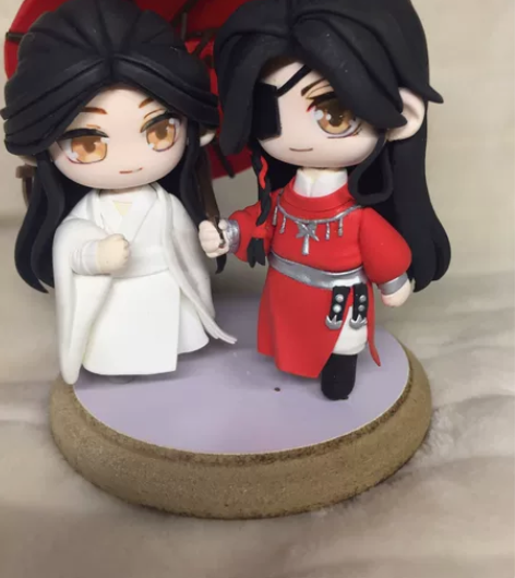 天官赐福黏土手办（急出）现货一对200（包...