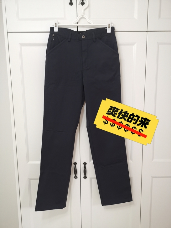 黑色长裤工装裤