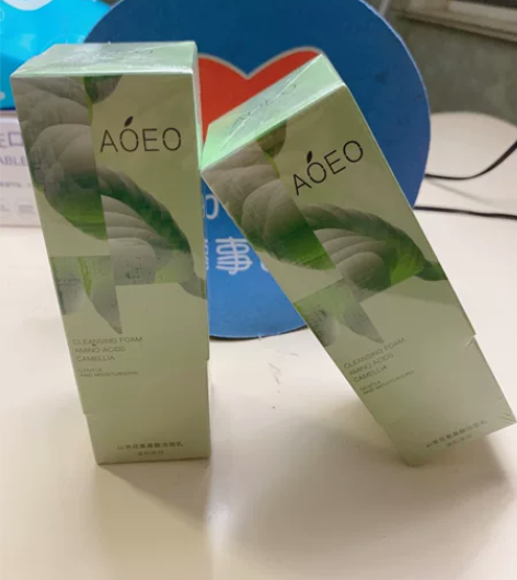 （2支）AOEO山茶花氨基酸洗面奶洁面敏感...