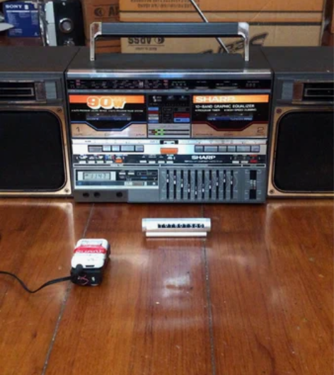 声音超好的SHARP夏普GF-888收录机...