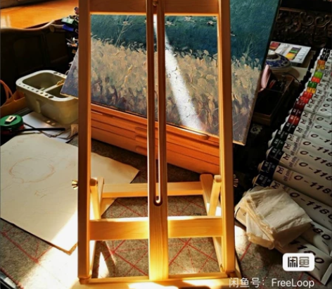 全新进口松木画架桌面台式折叠画架画架处理 ...