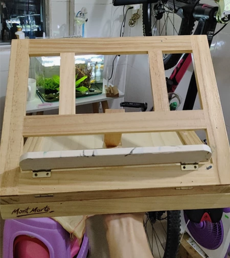 蒙玛特桌面台式桌上抽屉式画架水彩油画一体式...
