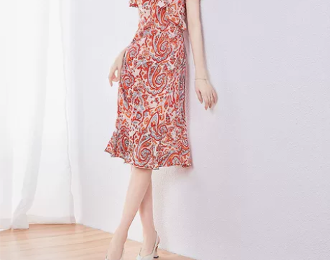 欧力丝闲置连衣裙，M码，因跟同事撞衣，只穿...