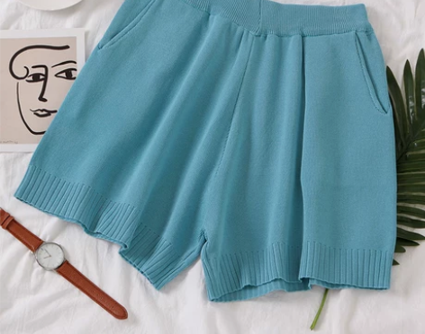 SASA网红短裤女宽松2019新款夏潮 外...