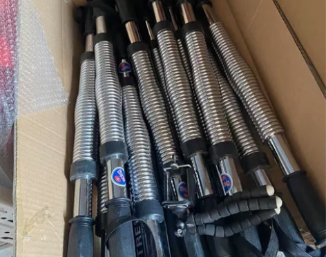 正品全新电镀加强臂力器臂力棒好价处理仓库现...
