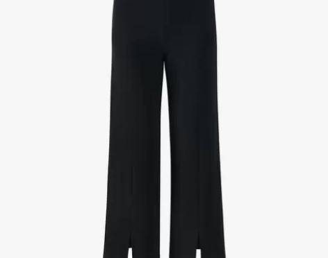 MG小象高腰雪纺阔腿裤女冬2017新款加绒...