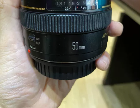佳能50 1.4，光圈镜头。 用不上了，出...