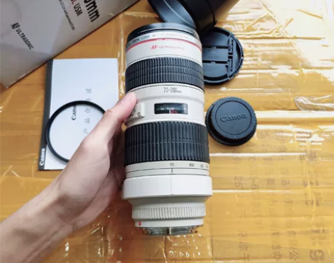 佳能70-200 2.8 一代不防抖 镜片...