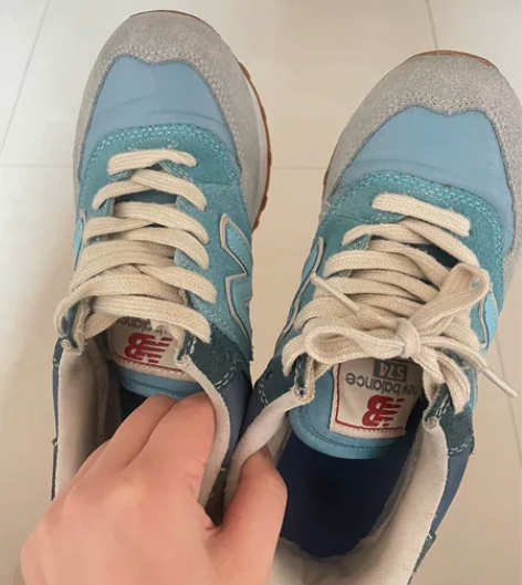 新百伦 574 微脏 懒得洗了 自己拿去洗...