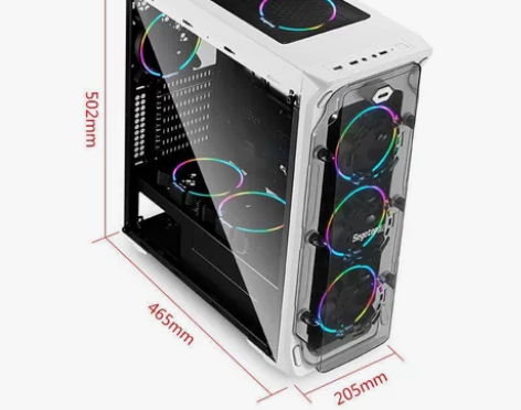 鑫谷LUX拉克斯重装版台式中塔ATX游戏水...