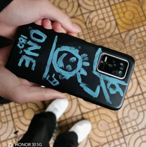 realme   Q3手机壳  手工制作 ...