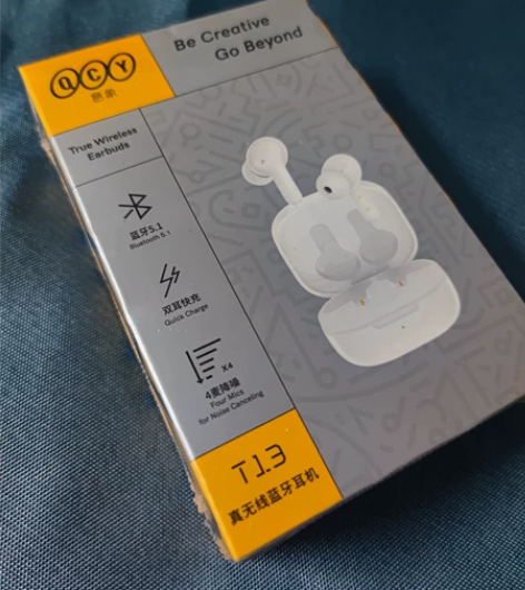 QCY蓝牙耳机T13，全新未拆封 感兴趣的...