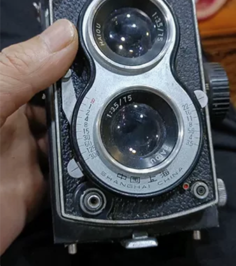 老式海鸥照相机，上边缺个盖，注意看图，不太...