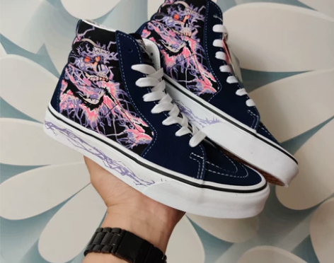 Vans sk8-hi夜光板鞋 尺码：36...