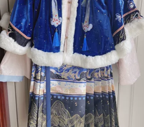 七月夕闺梦汉服，穿一次，洗过，吊牌已摘，三...