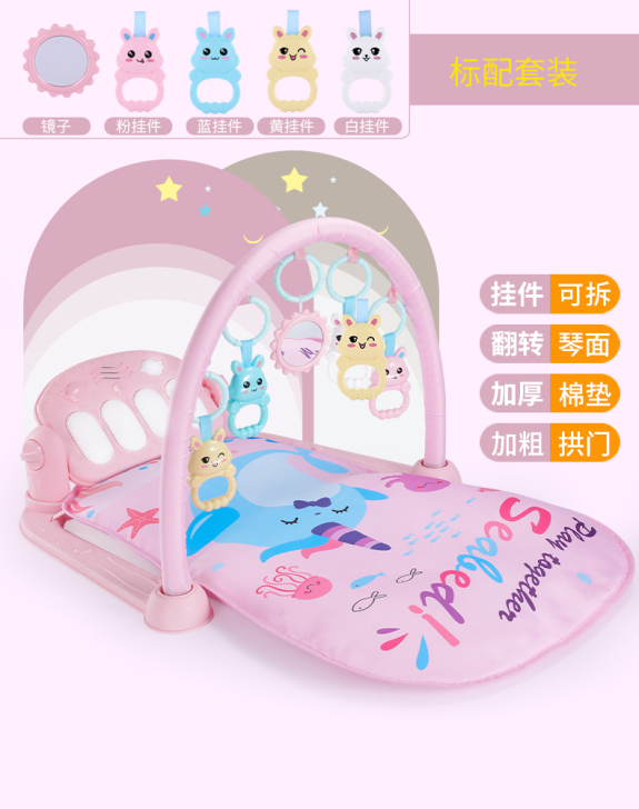 婴儿健身器，音乐按键琴，宝宝不怎么玩，几乎...