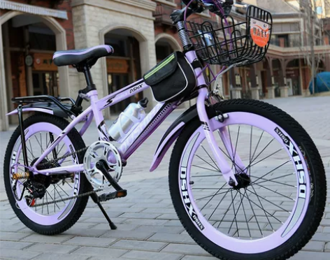 儿童自行车6-8-10-12-15岁女孩女...