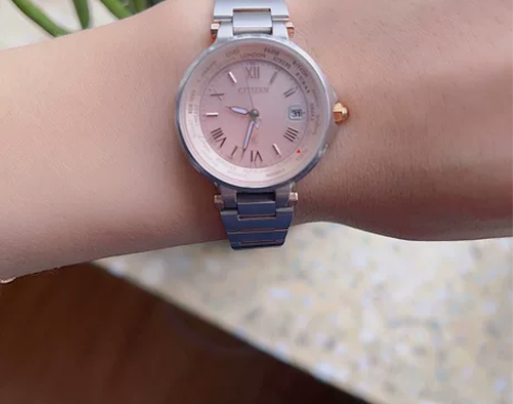 西铁城光动能女表，型号是EC1014-65...