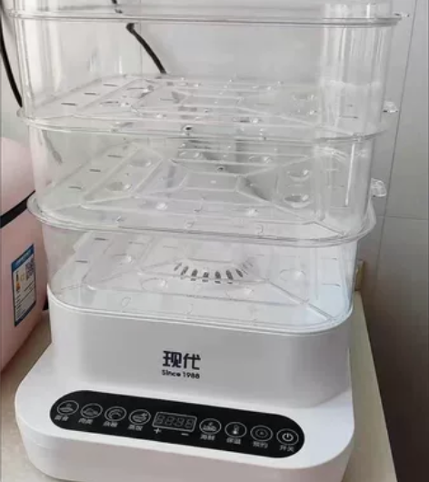 【低价包邮】 现代三层大容量蒸汽锅家用多...