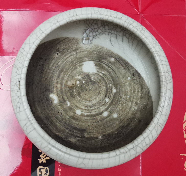 哥窖大笔洗 开片漂亮 品如图 ...