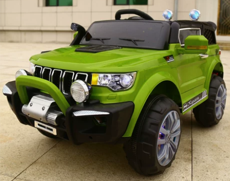 儿童电动汽车越野车四轮四驱男孩女孩可坐人小...