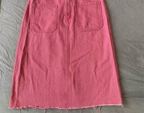 高品质牛仔半身裙A字裙S码 外贸线下店买的...