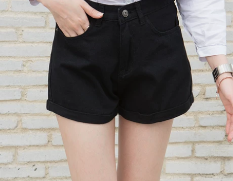 ?南极人2017夏季新款韩版高腰宽松大码牛...