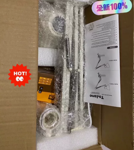 正品好视力台灯美式led夹子灯白色 阅读灯...