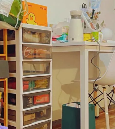 【全新包邮】全新透明抽屉式收纳盒多层桌面多...