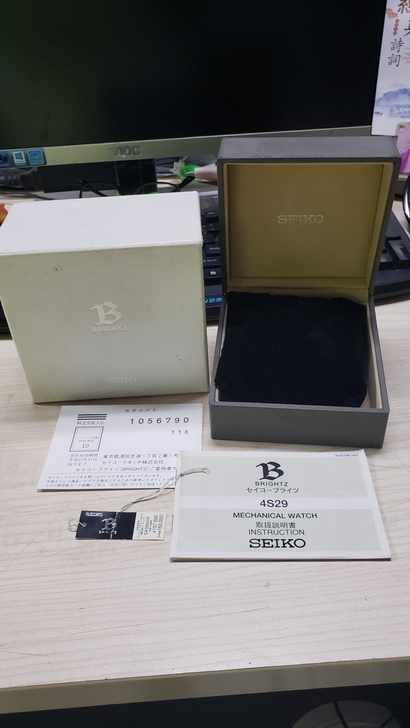 Seiko精工钛b 4s29 原装全套包装...