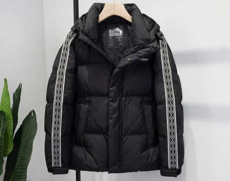 商场撤柜冬季新款男士加厚连帽羽绒服外套！双...