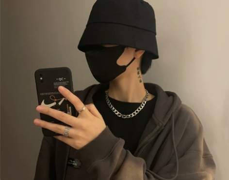 渔夫帽 盆帽渔夫帽自闭帽遮脸男韩版百搭显脸...