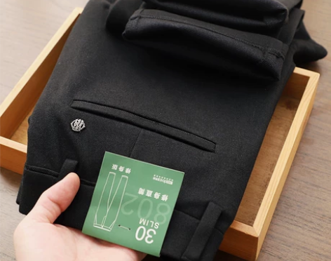 男士秋冬新款磨毛休闲裤垂坠有型商务直筒休闲...