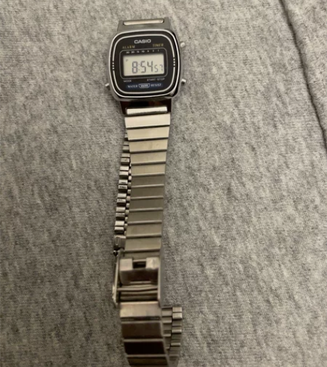 Casio卡西欧女士小方块表 日本代购正品...