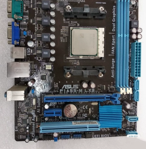 华硕 F1A55-M LX3主板，带原装挡...