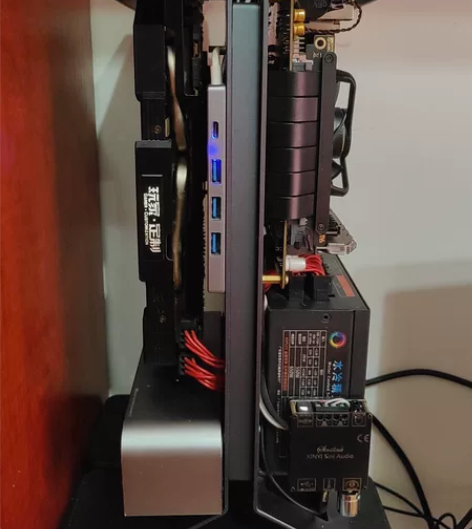 出售自用iTX开放式台式机电脑。。  因特...