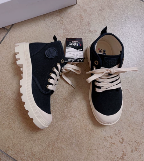 34码大童马丁靴，牛津大底，帆布面料，大孚...