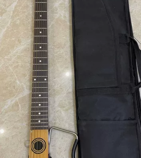 Acepro静音民谣吉他，配琴包，可接耳机...